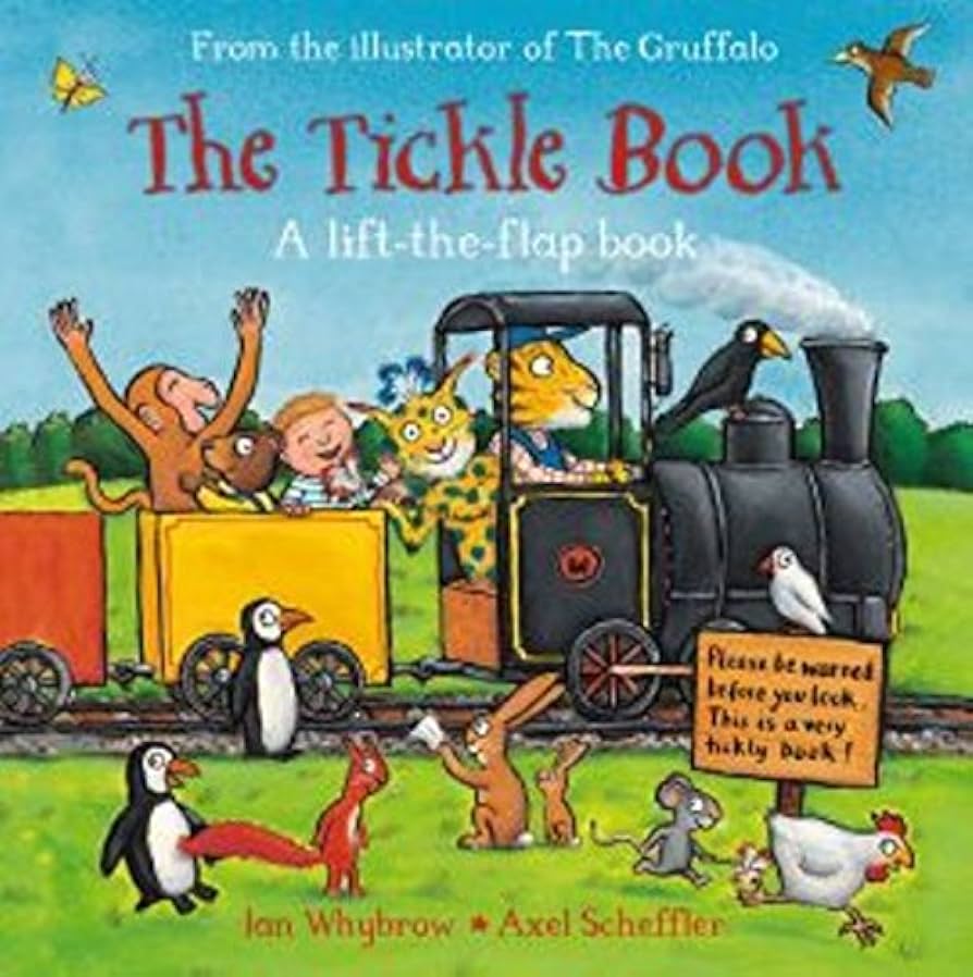 The Tickle Book ( flip flaps board book)