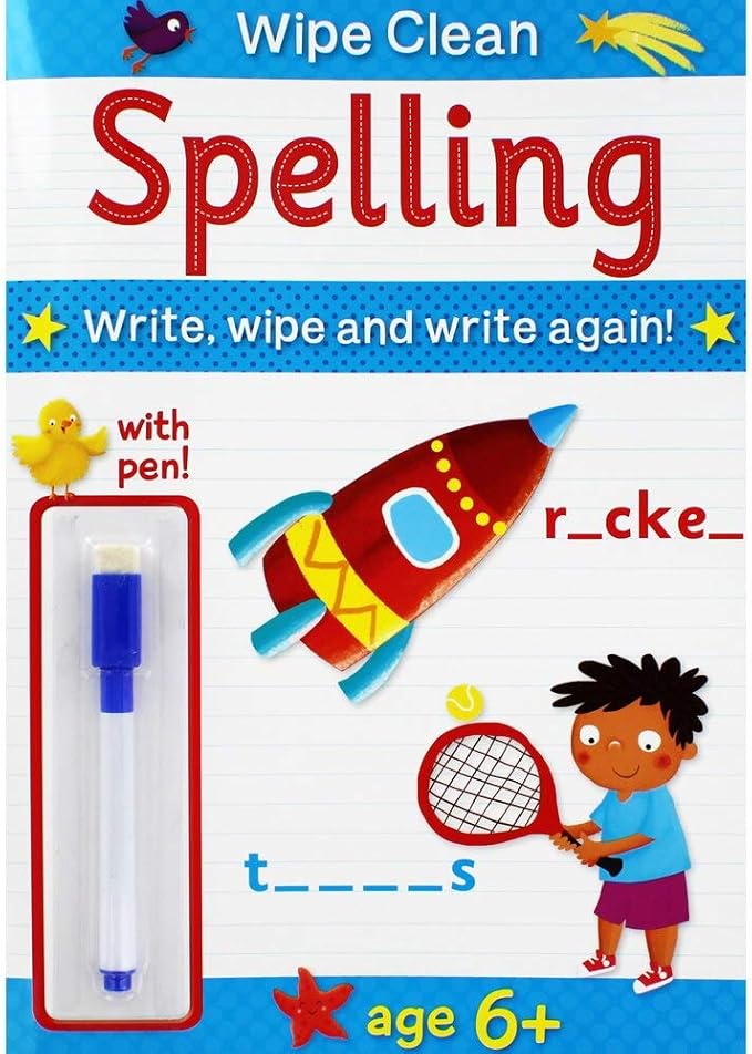 Wipe Clean Spelling - Ages 6 Plus