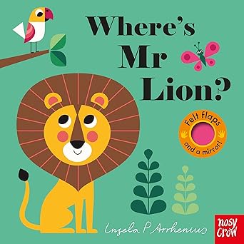 Wheres Mr Lion (Felt flaps & mirror)