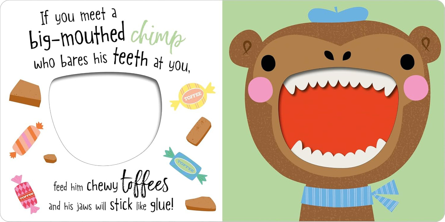 Never Feed a Bear! (Felt Teeth)