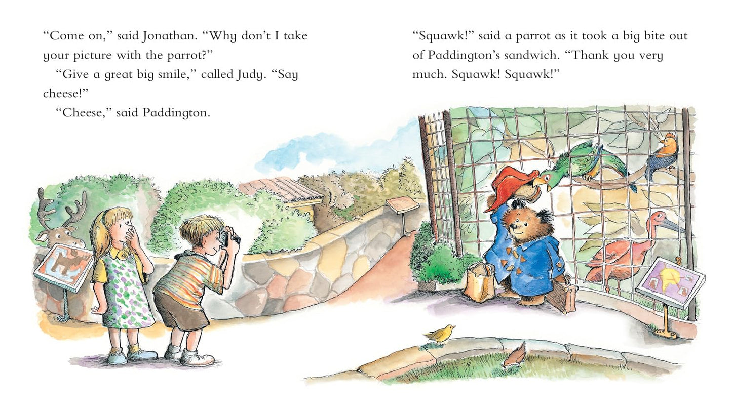 Paddington's Suitcase 8 books inside