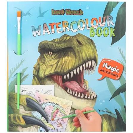 Dino World Watercolour Book