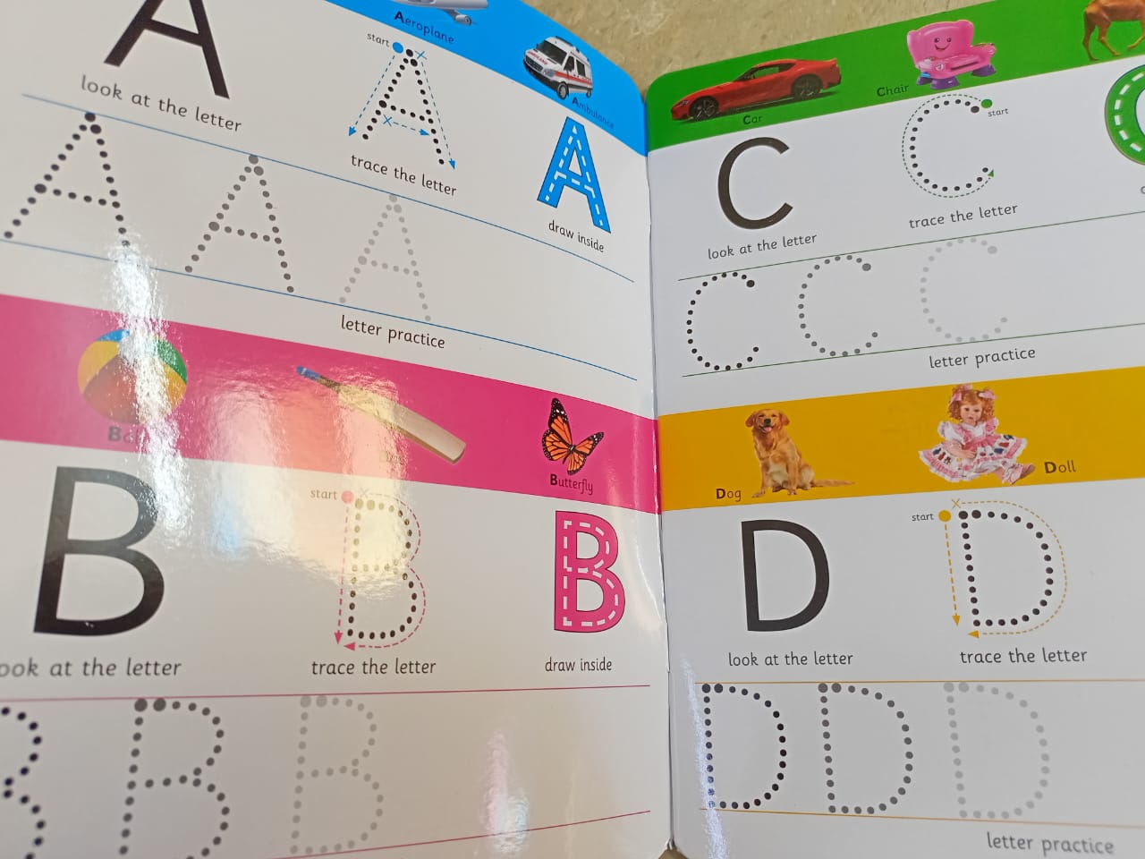 wipe and clean workbook ABC