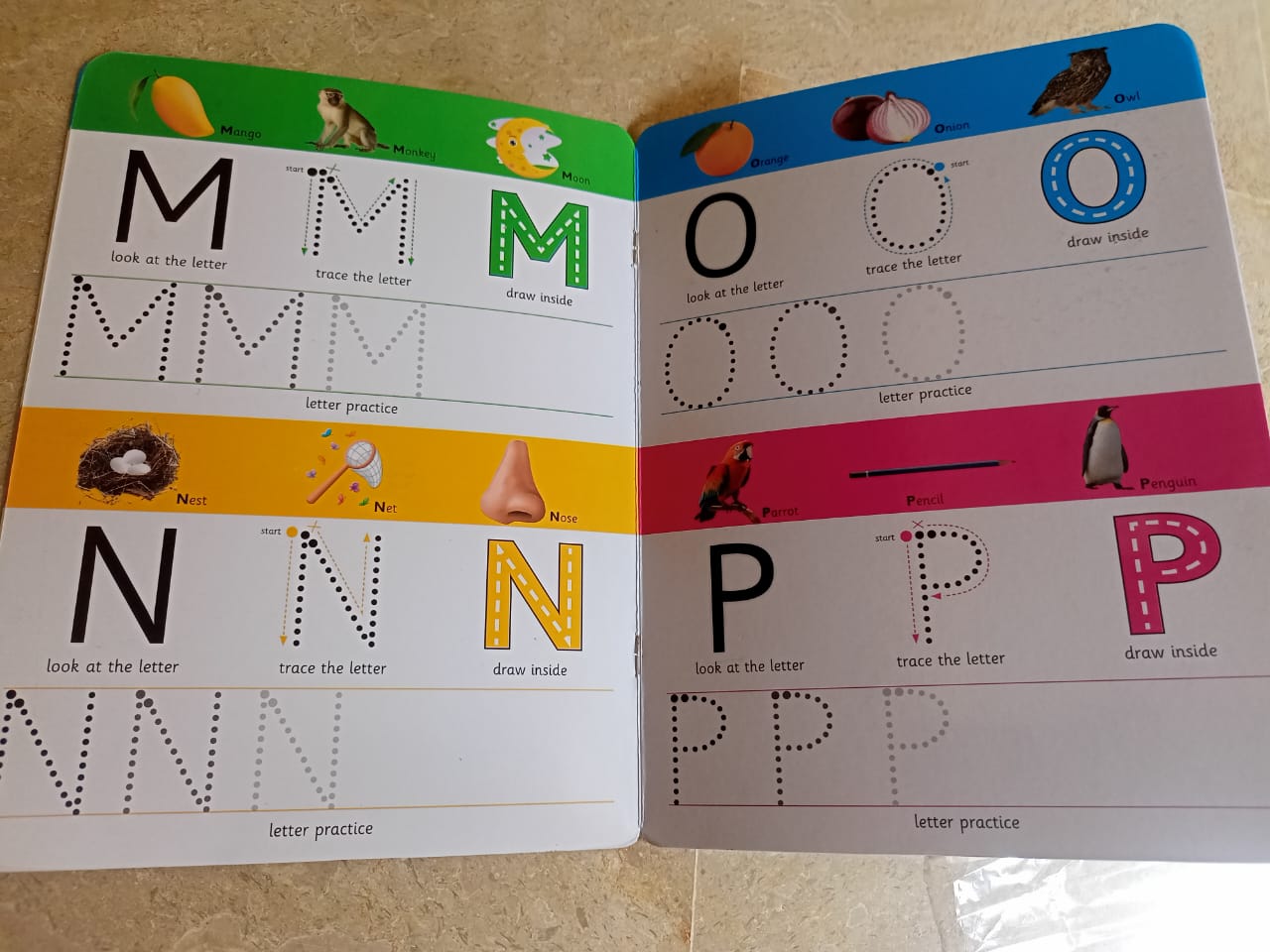 wipe and clean workbook ABC