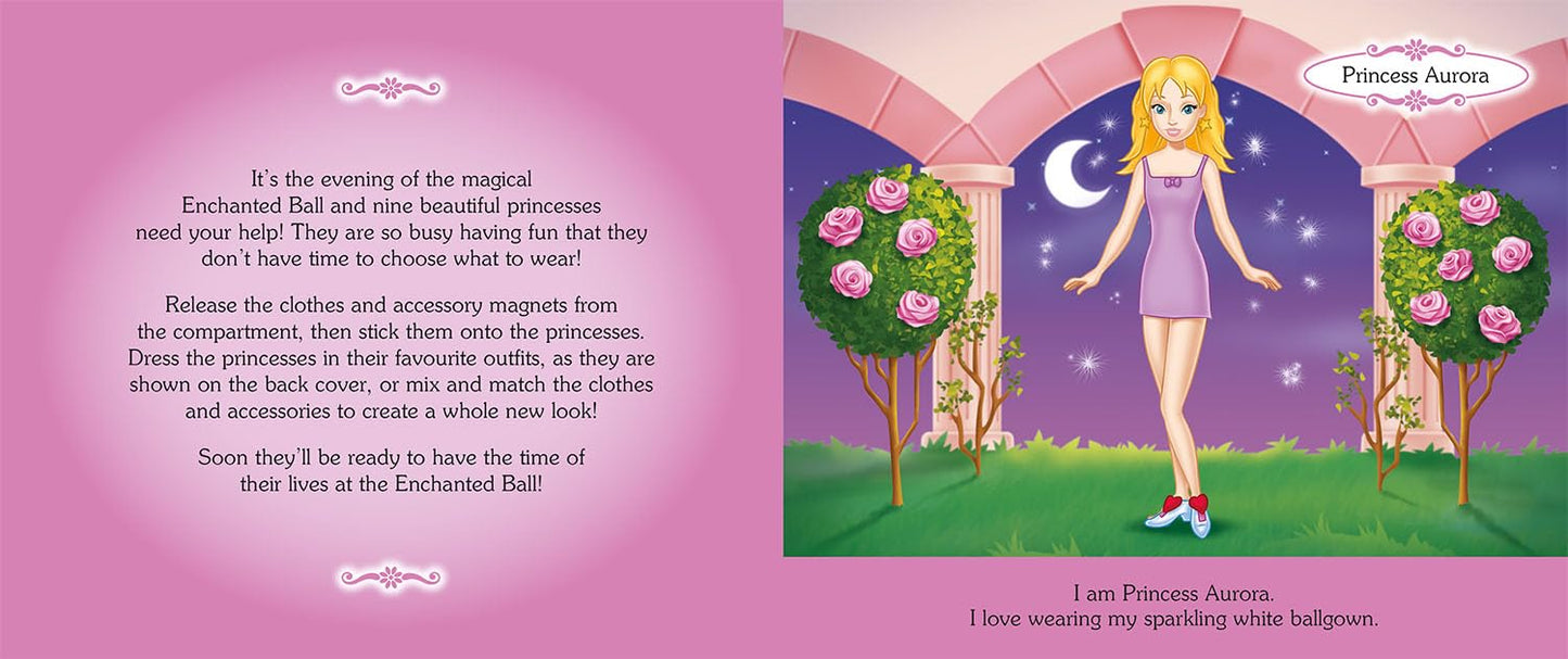 Dressing Up Princesses (Magnetic Dressing Up)