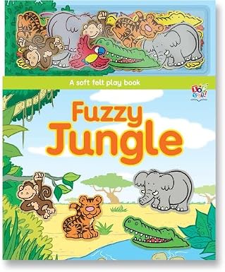 Fuzzy Jungle (Soft Felt Play Books)