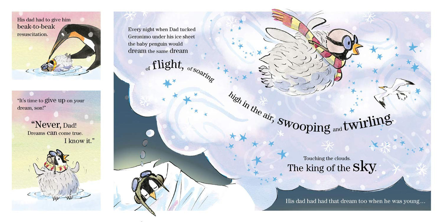 Geronimo: The Penguin who thought he could fly!