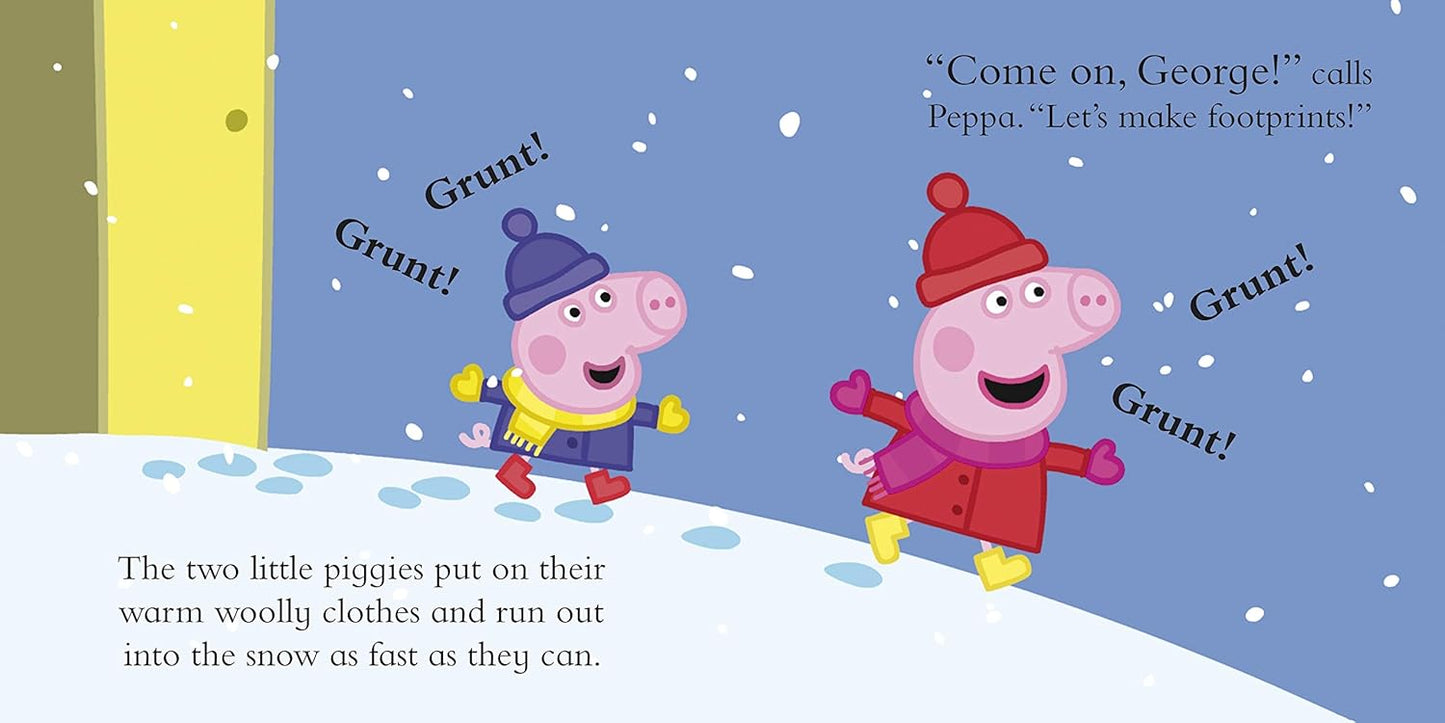 Peppa Pig: Peppa's Snowy Fun [Board book]