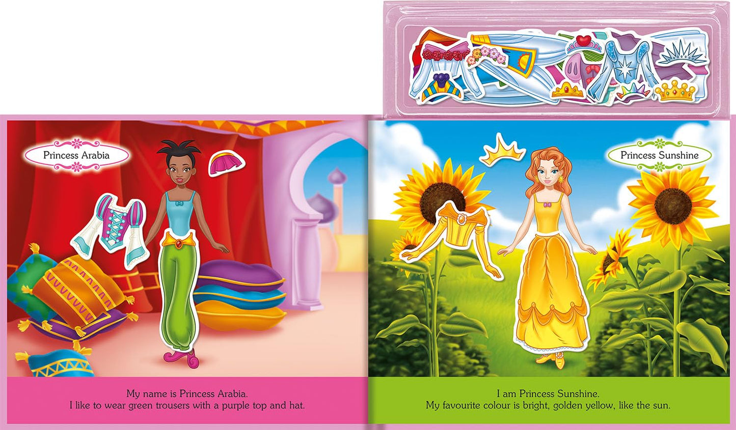 Dressing Up Princesses (Magnetic Dressing Up)