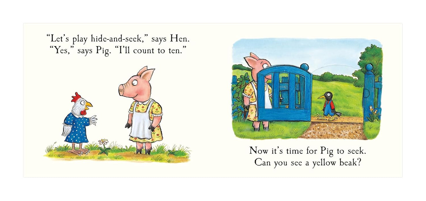 Hide and Seek Pig Board book