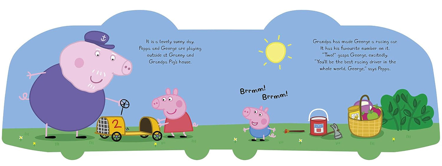 Peppa Pig: Slow Down, George! [Board book]