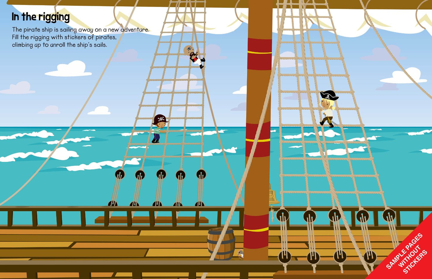 555 Sticker Fun: Pirate Ship