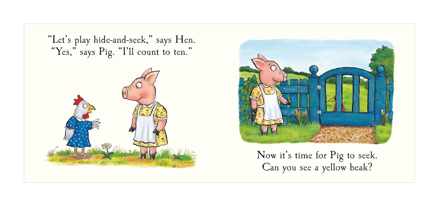 Hide and Seek Pig Board book