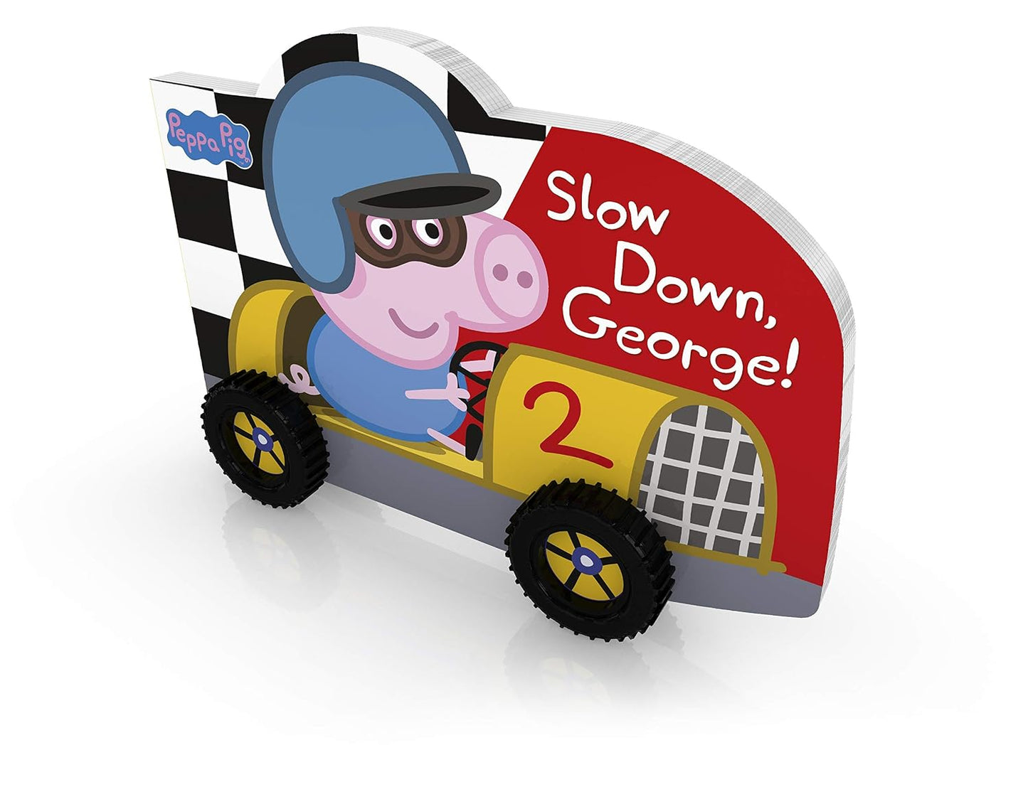Peppa Pig: Slow Down, George! [Board book]