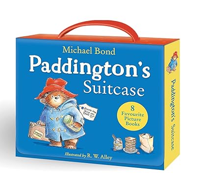 Paddington's Suitcase  8 books inside