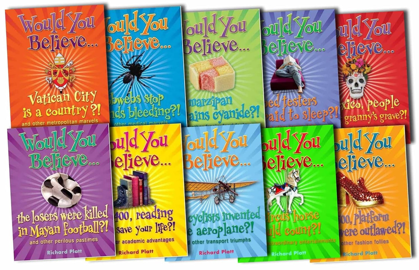 Would You Believe Collection Richard Platt 10 Books Set Pack