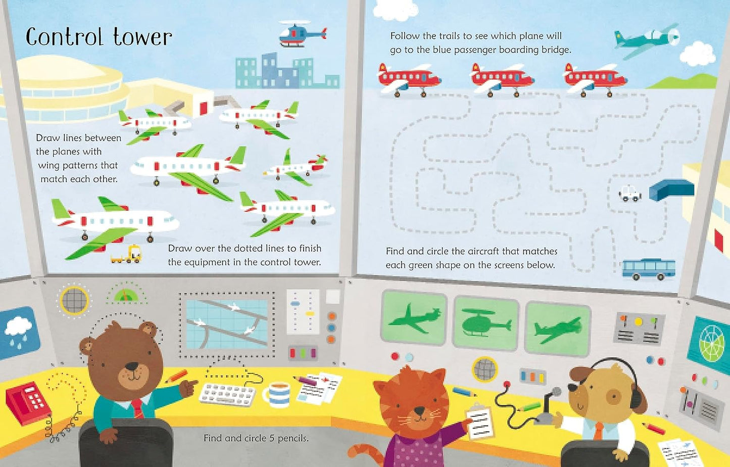 Wipe-Clean Airport Activities (Wipe-clean Activities)