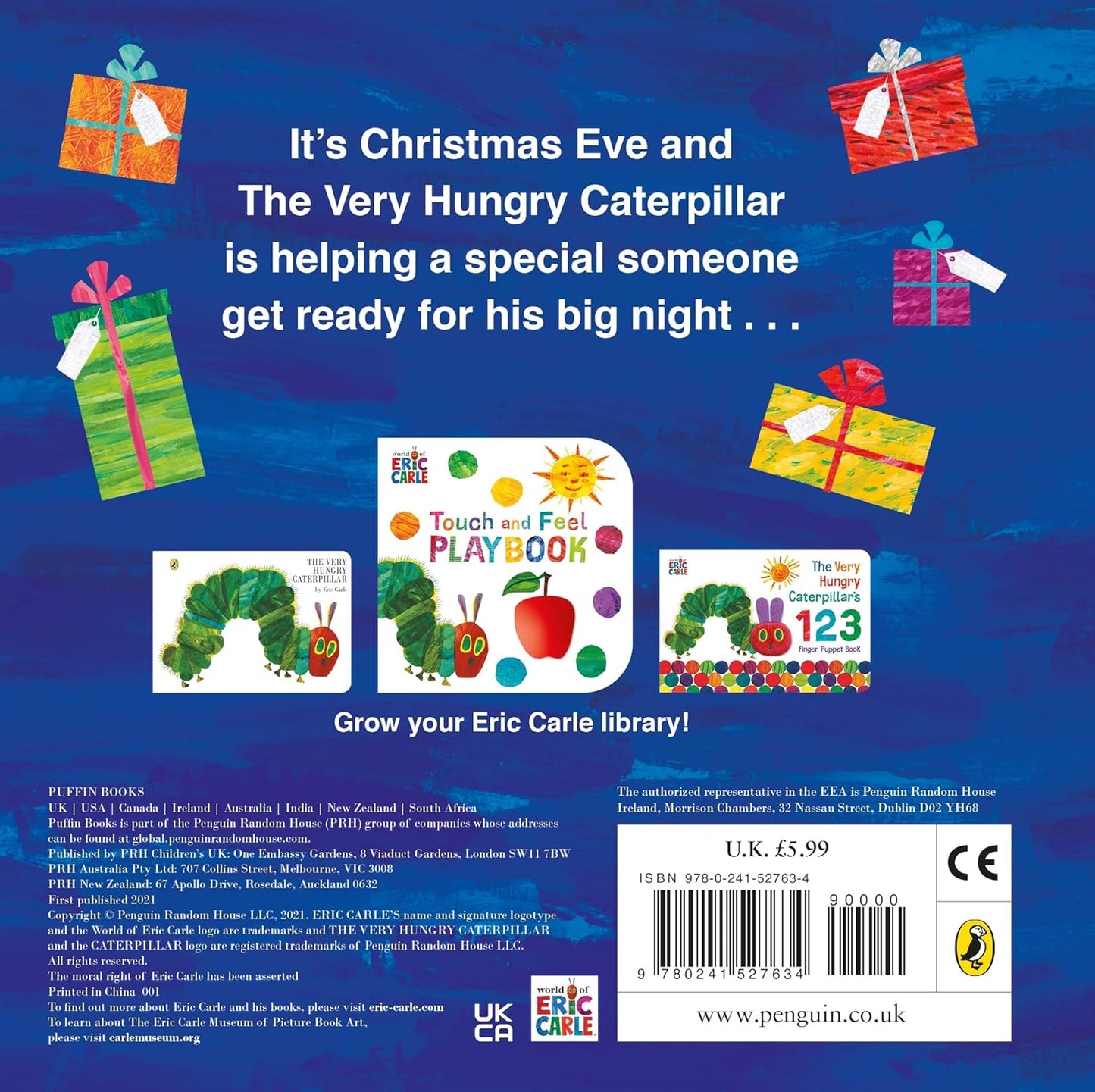 The Very Hungry Caterpillar and Father Christmas Board book