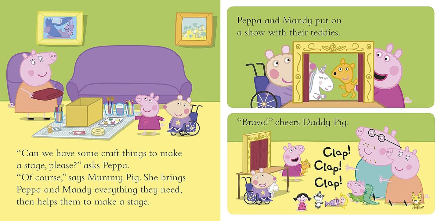 Peppa Pig: Peppa's Best Sleepover (Board book)