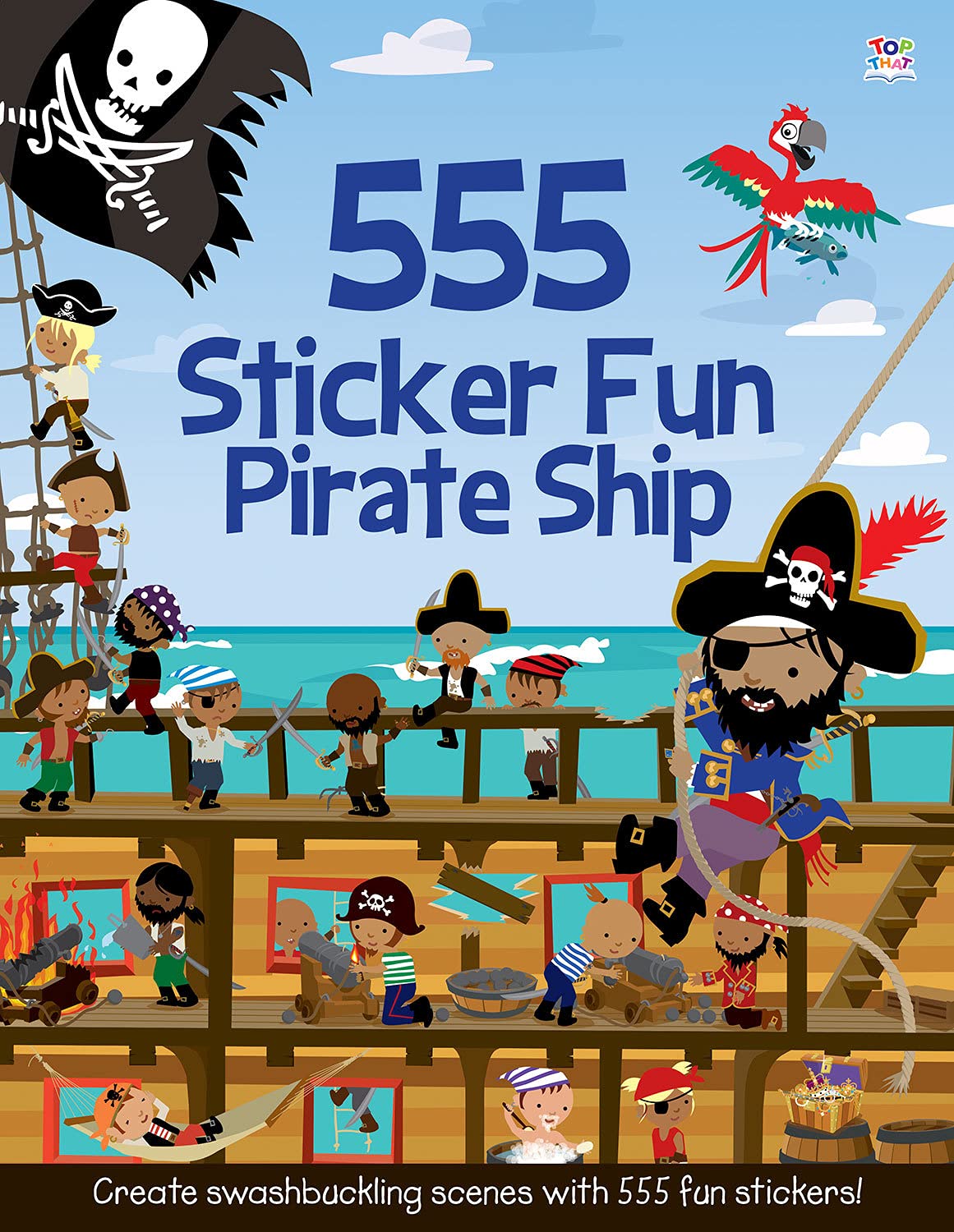555 Sticker Fun: Pirate Ship