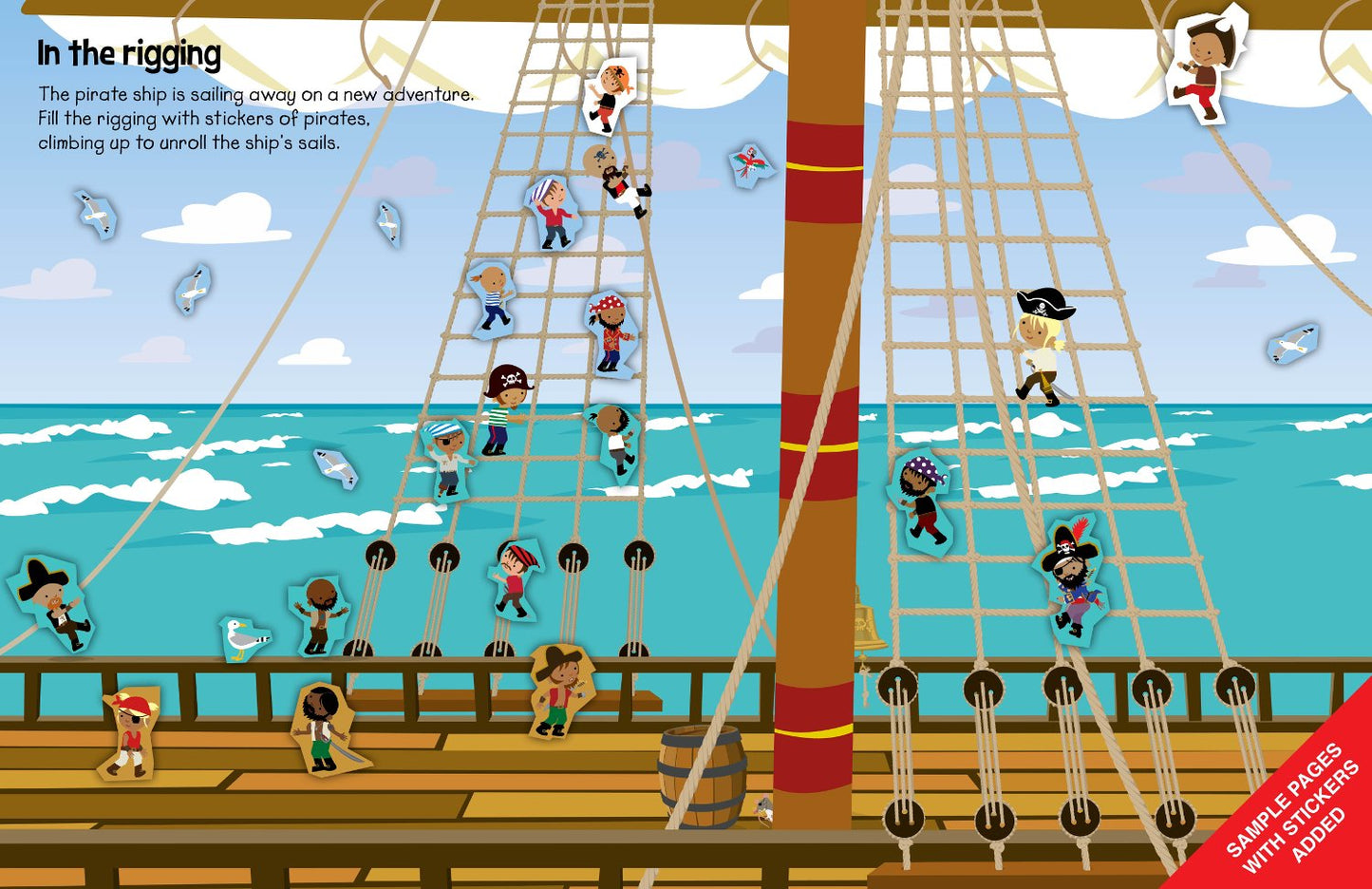 555 Sticker Fun: Pirate Ship
