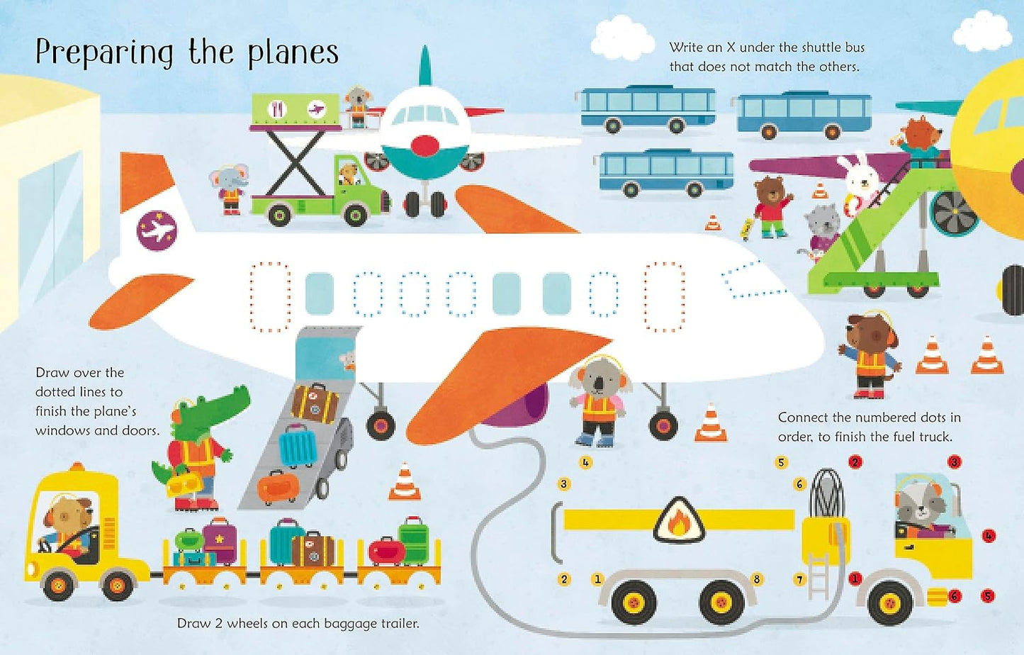 Wipe-Clean Airport Activities (Wipe-clean Activities)