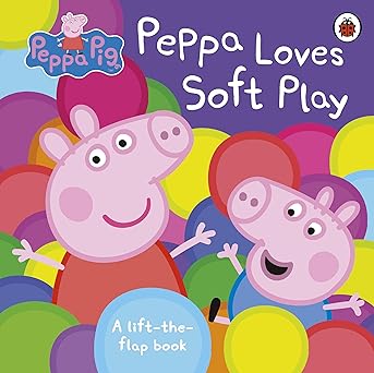 Peppa Loves Soft Play Board book (Lift the flap)