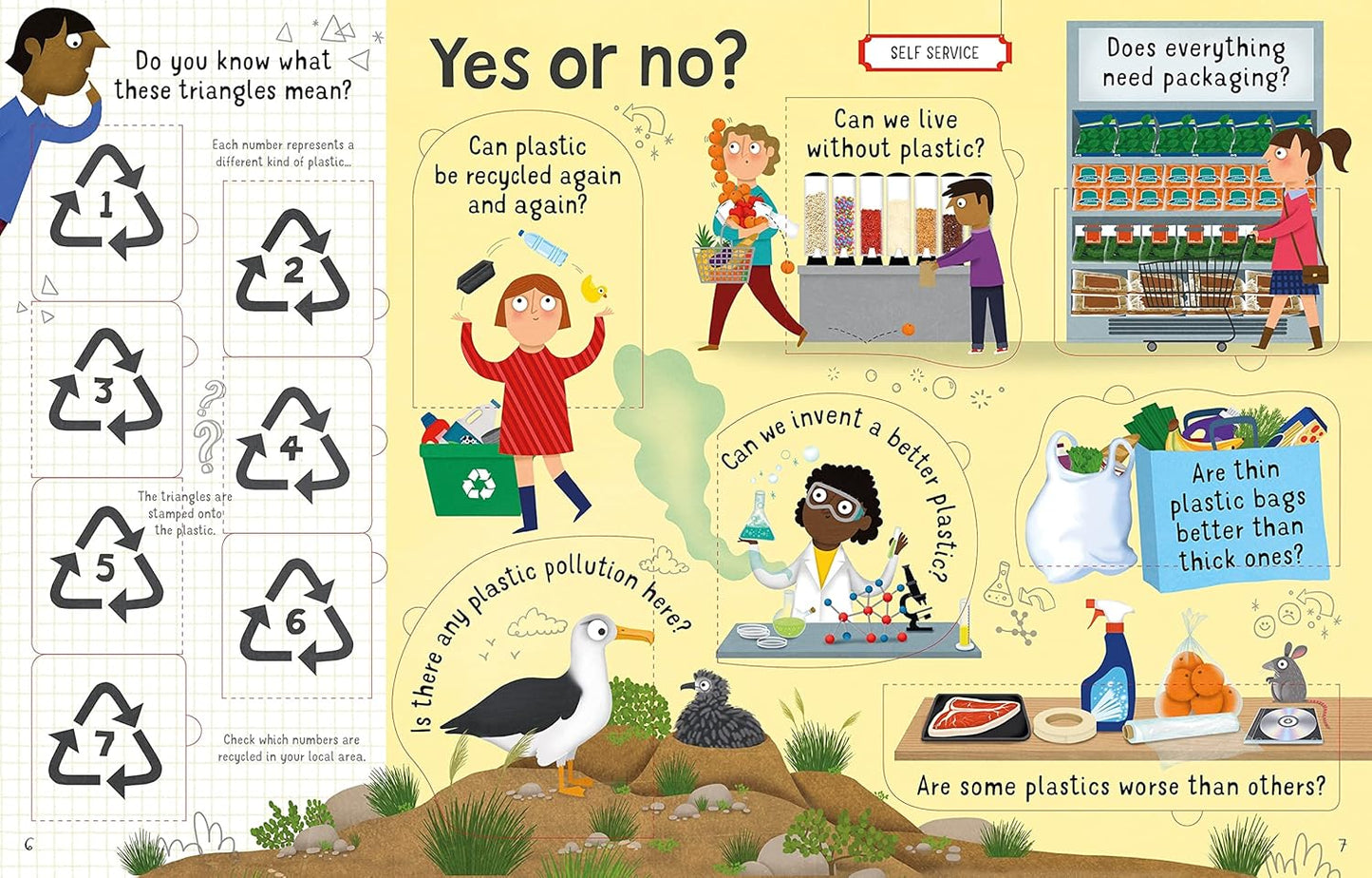 Lift-the-Flap Questions and Answers About Plastic