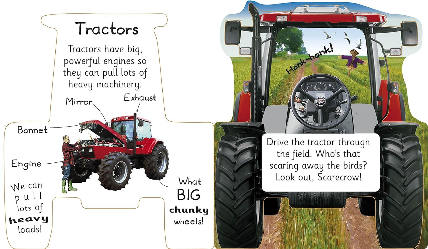 Tractor Shaped Board book