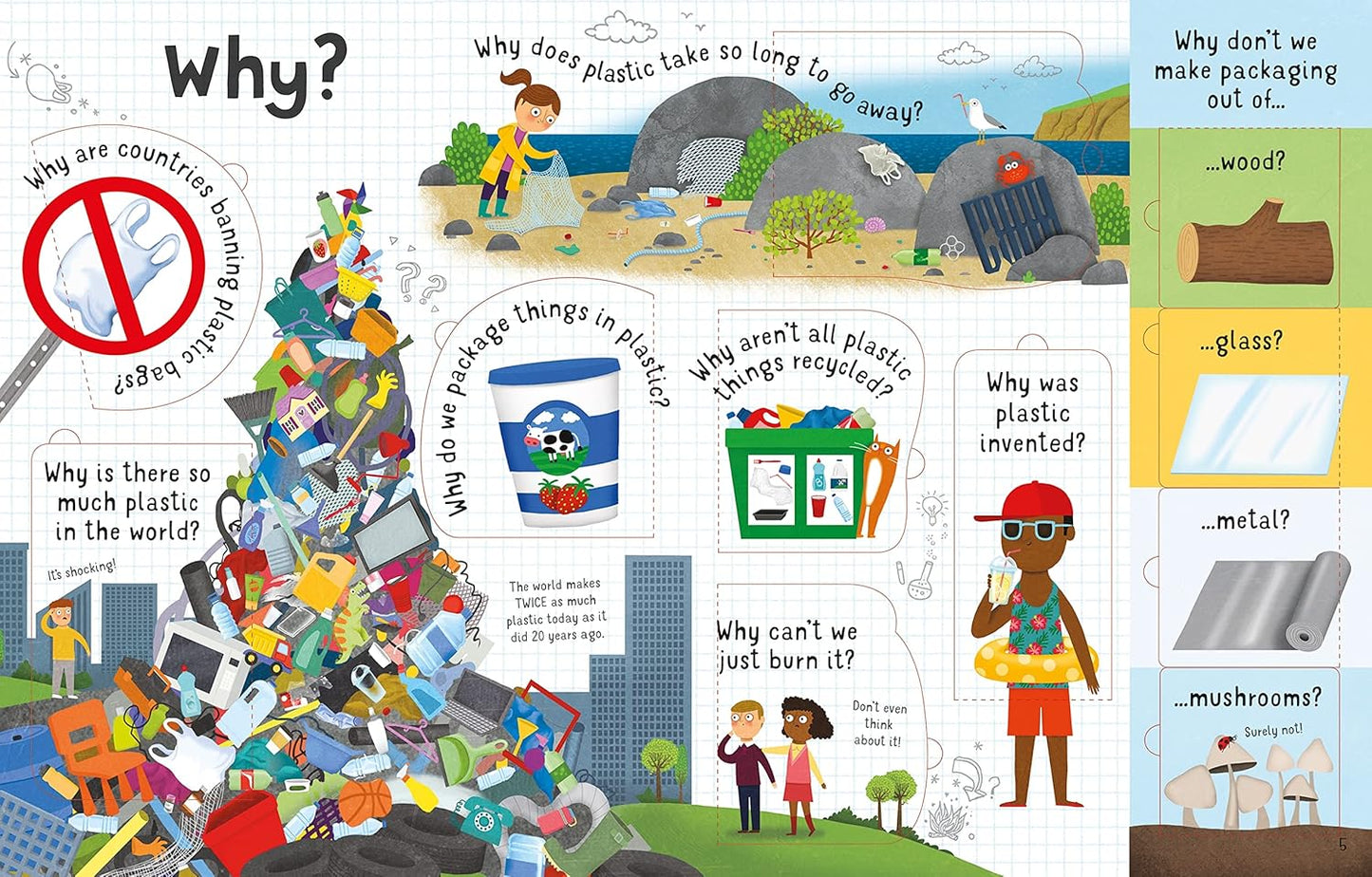 Lift-the-Flap Questions and Answers About Plastic
