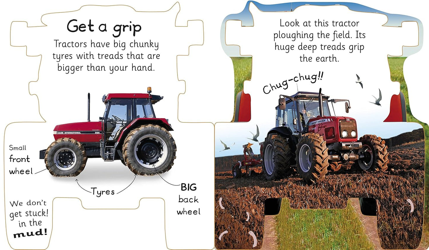 Tractor Shaped Board book