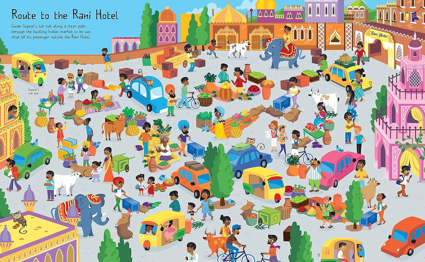 Around the World Mazes