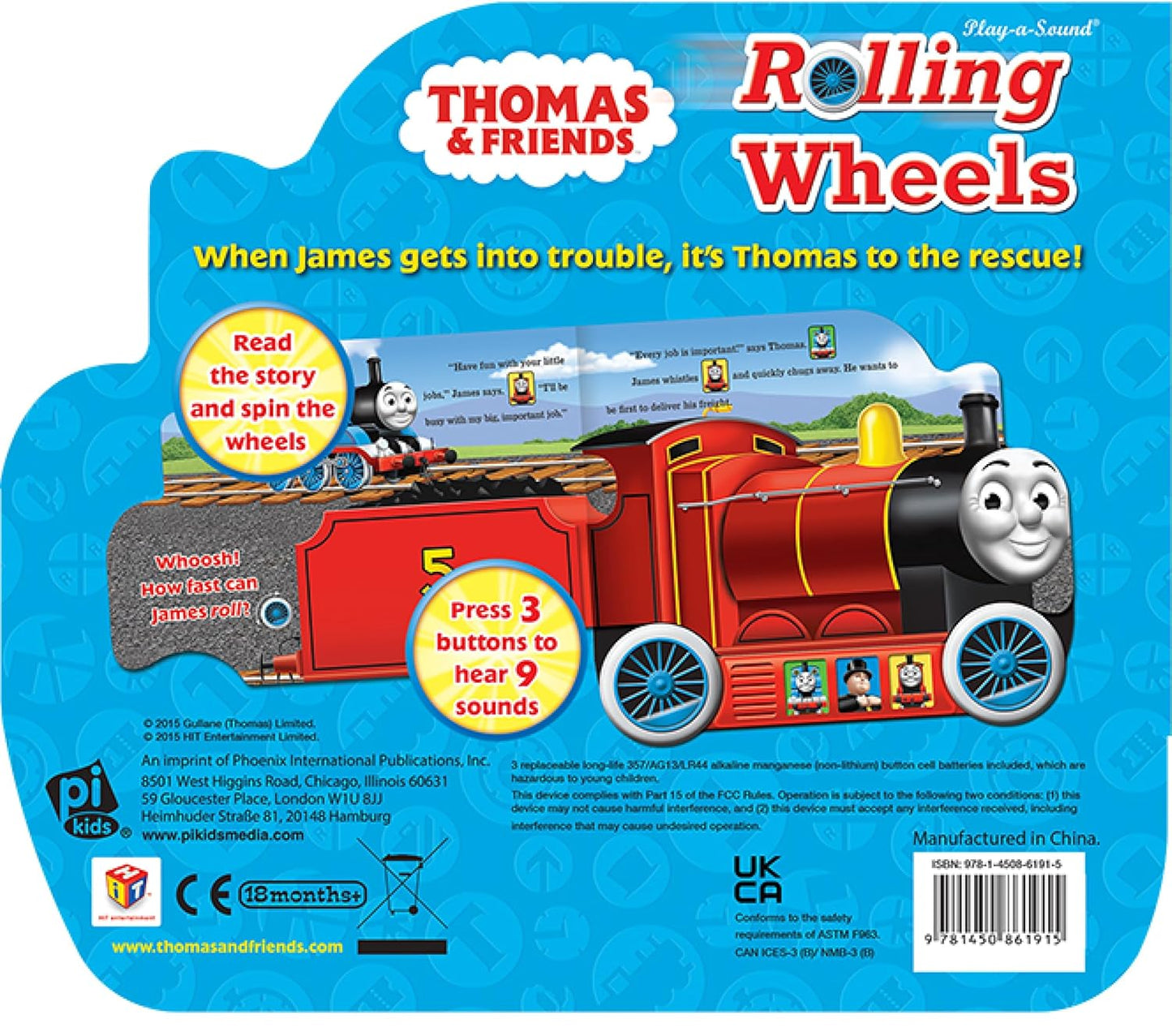 Thomas & Friends - Rolling Wheels Sound Book