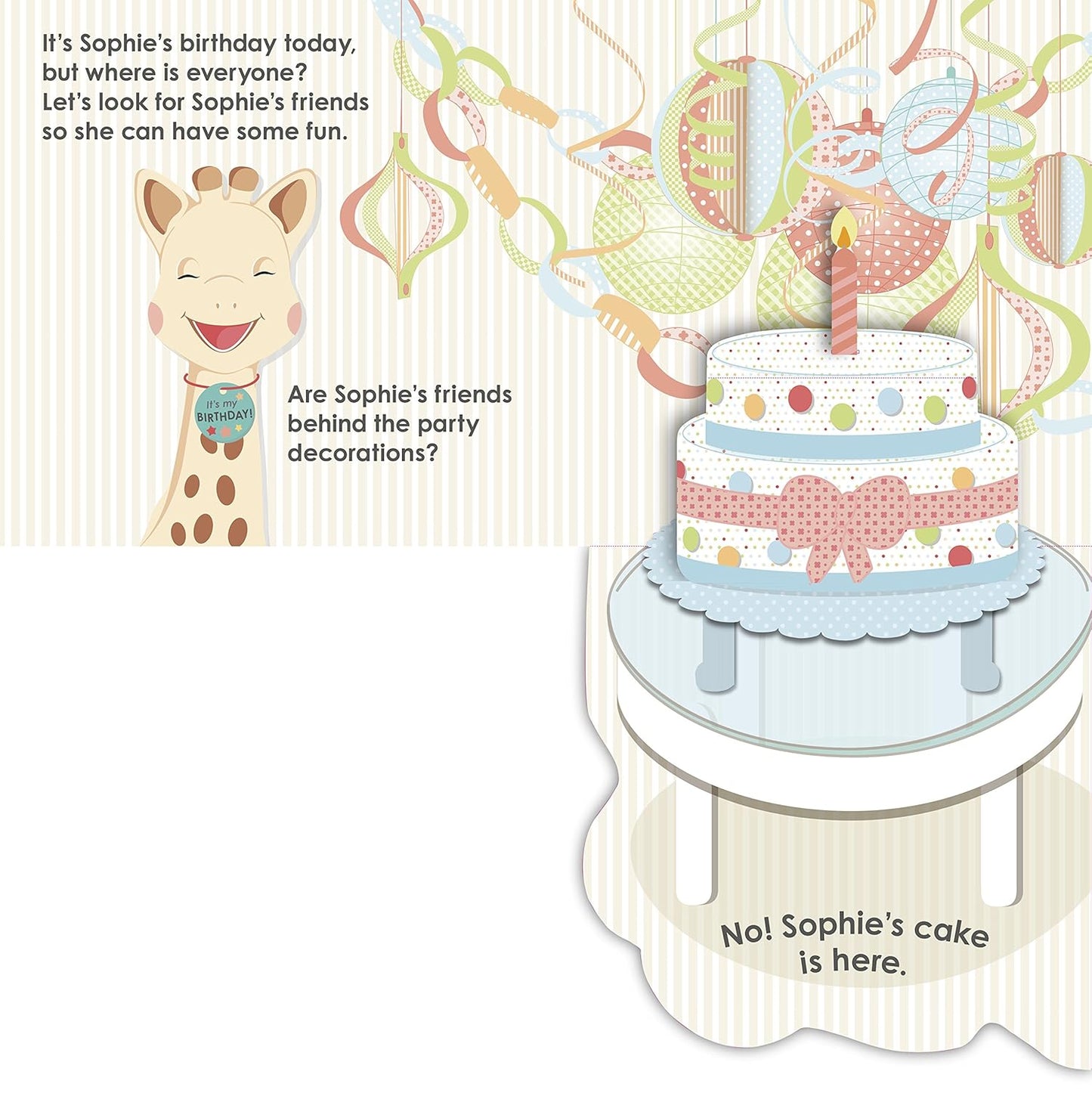Happy Birthday Sophie!  Pop Up Board book