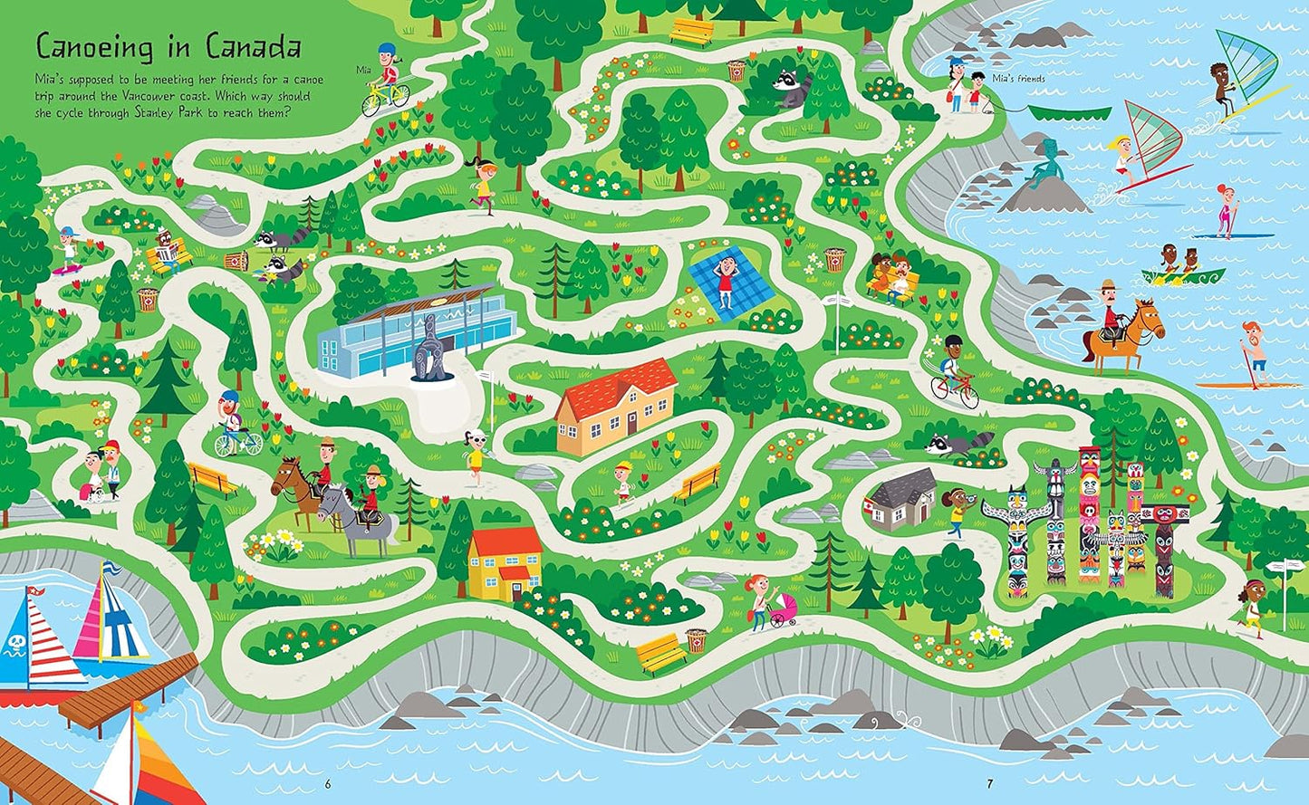 Around the World Mazes