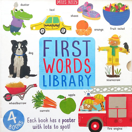 First Words Library - Wonderful Words (4 Books)