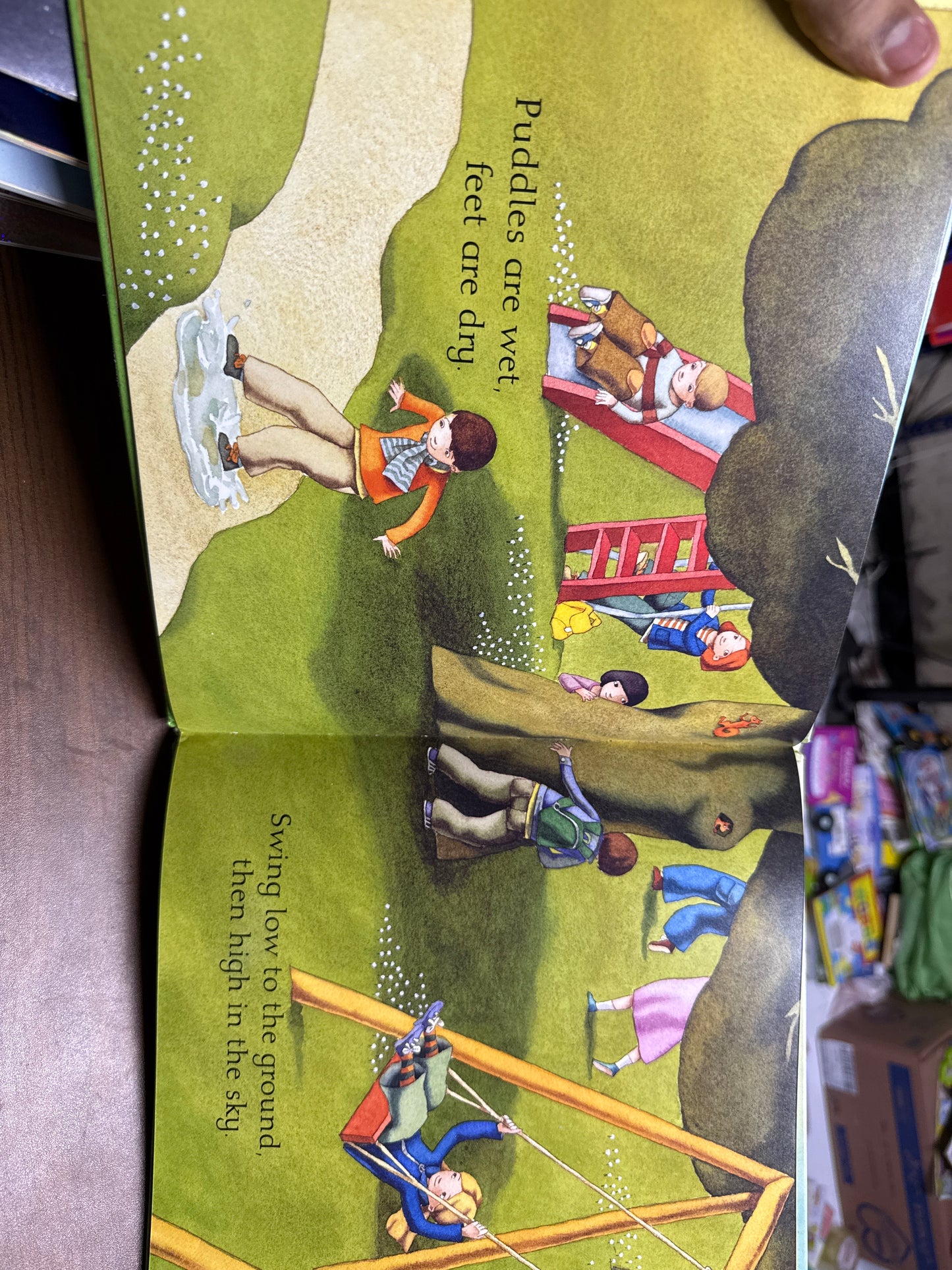Swing High, Swing Low: A Book of Opposites (1 line on each page)