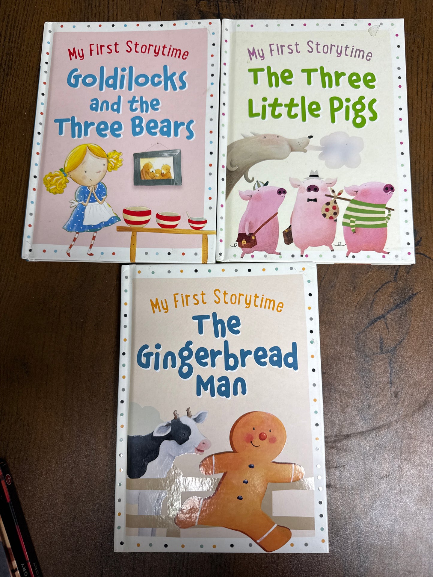 My First Storytime: Goldilocks And The Three Bears, The Three Little Pigs, The Gingerbread Man (Pack of 3)