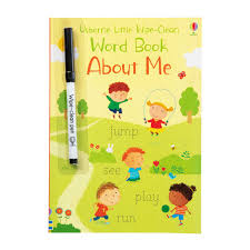 Usborne Little Wipe-Clean About Me Word Book