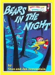Bears in the Night (Bright and Early Books) 1 line each page