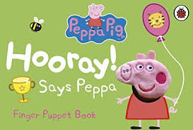 Peppa Pig: Hooray! Says Peppa Finger Puppet Book Board book