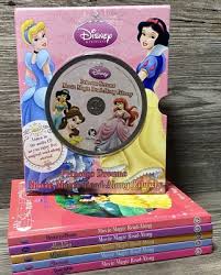 Disney Princess Dreams 5 Books & CD Read Along Collection Storybooks Fairytales
