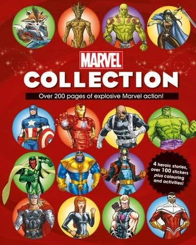 The Marvel Collection: (4 Heroic Stories, Over 100 Stickers Plus colouring and activities)