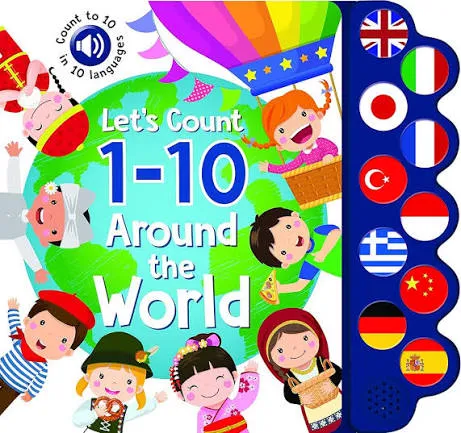 10 Button Sound - Let's Count 1-10 Around the World