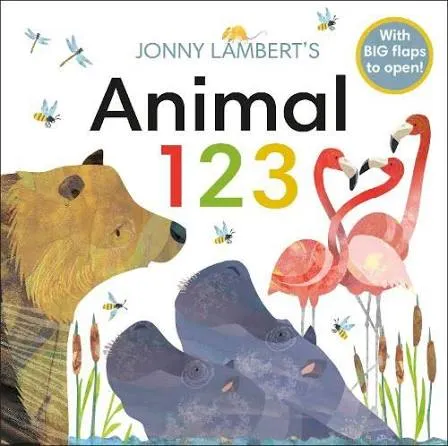 Animal 123 - (Board book)