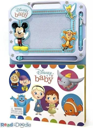 Disney Baby Read & Doodle - Learning resources for kids, a magnetic drawing pad