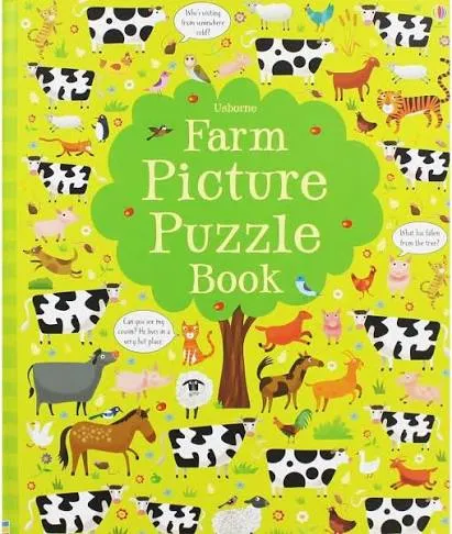 Farm Picture Puzzle Book