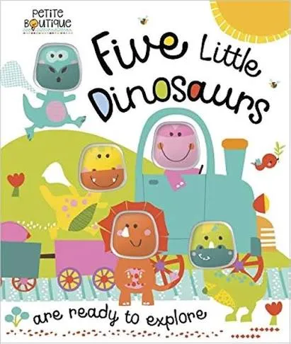 Five Little Dinosaurs Touch and feel