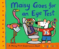 Maisy goes for an eye test