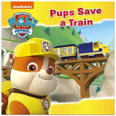 Paw Patrol: Pups Save A Train - book